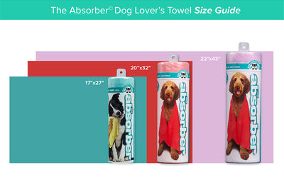 The Absorber - Dog Lovers Towel Size Guide