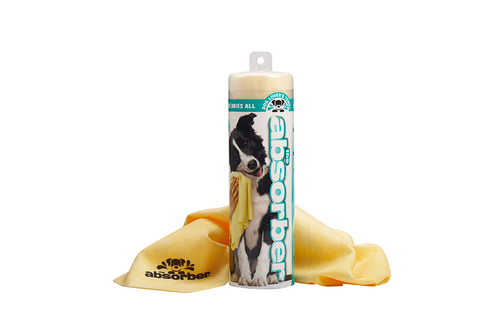 Yellow Dog Lovers Towel- 17 in x 27 in The Absorber